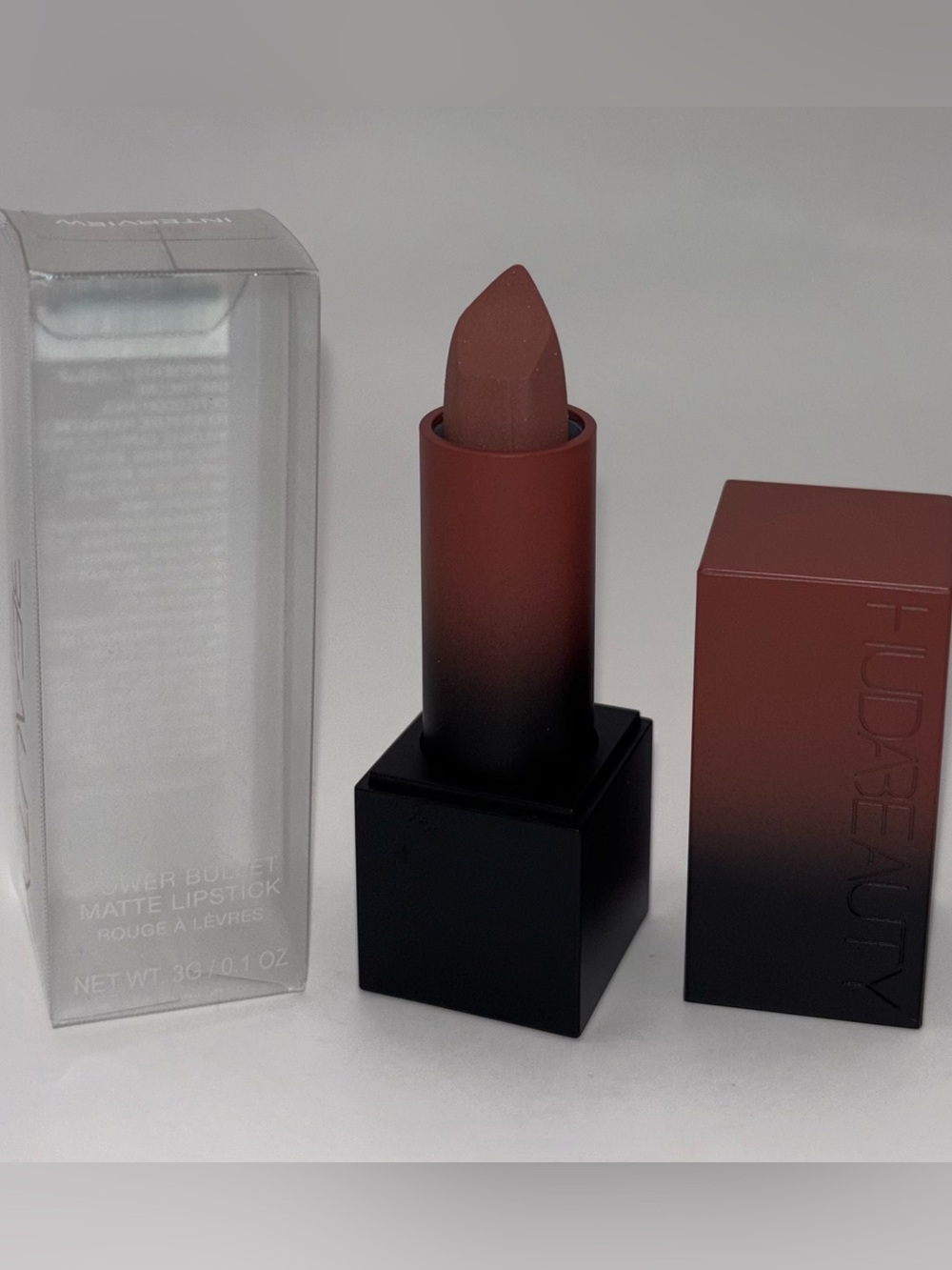 Huda Beauty Power Bullet Matte Lipstick Interview NIB Rare